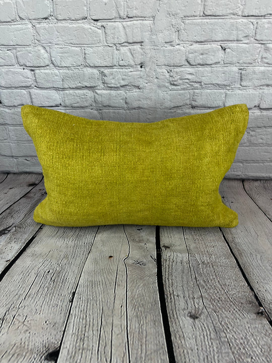 16 x 24 Hemp Pillow Turkish Cushion Natural Green Pillow Cushion Cover #6382