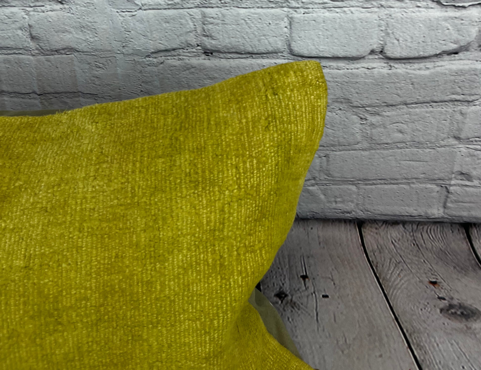 16 x 24 Hemp Pillow Turkish Cushion Natural Green Pillow Cushion Cover #6382