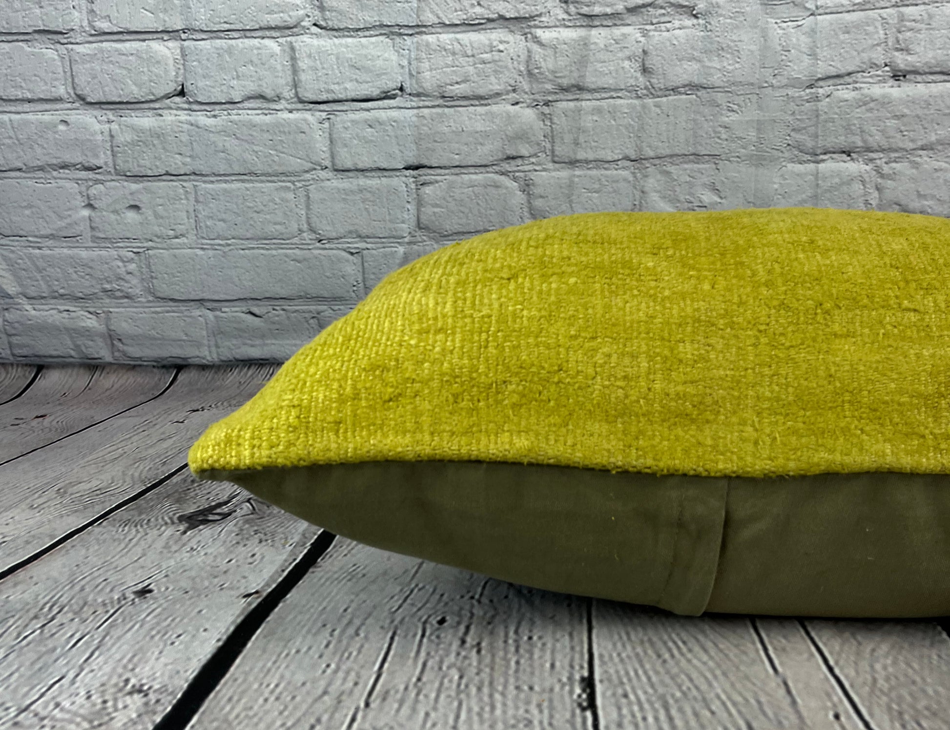 16 x 24 Hemp Pillow Turkish Cushion Natural Green Pillow Cushion Cover #6382