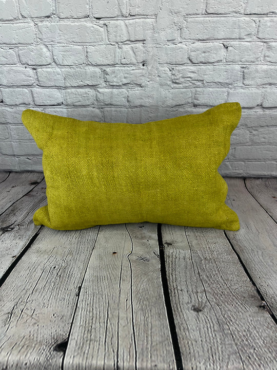 16 x 24 Hemp Pillow Turkish Cushion Natural Green Pillow Cushion Cover #6385