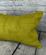 16 x 24 Hemp Pillow Turkish Cushion Natural Green Pillow Cushion Cover #6385