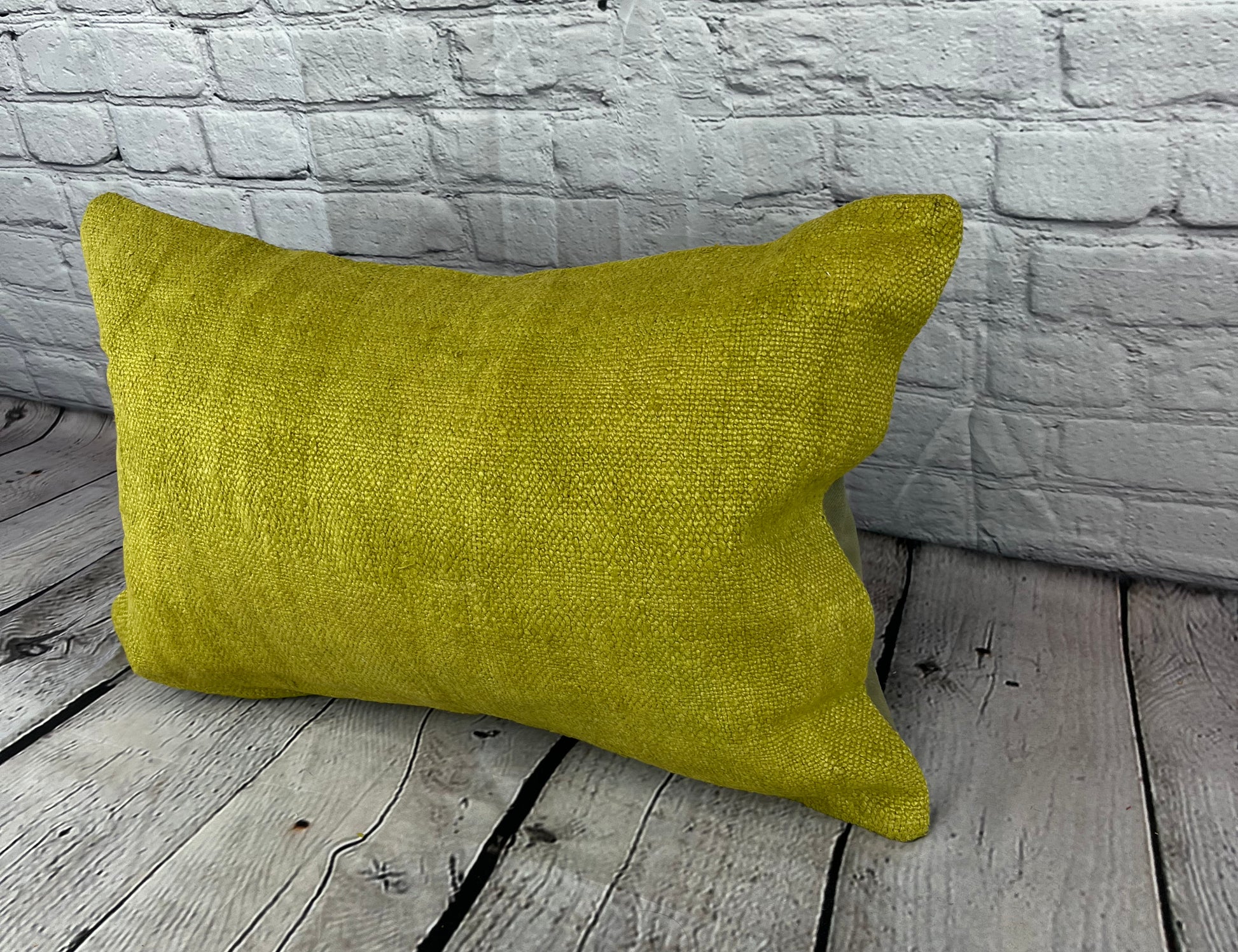 16 x 24 Hemp Pillow Turkish Cushion Natural Green Pillow Cushion Cover #6385