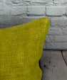 16 x 24 Hemp Pillow Turkish Cushion Natural Green Pillow Cushion Cover #6388