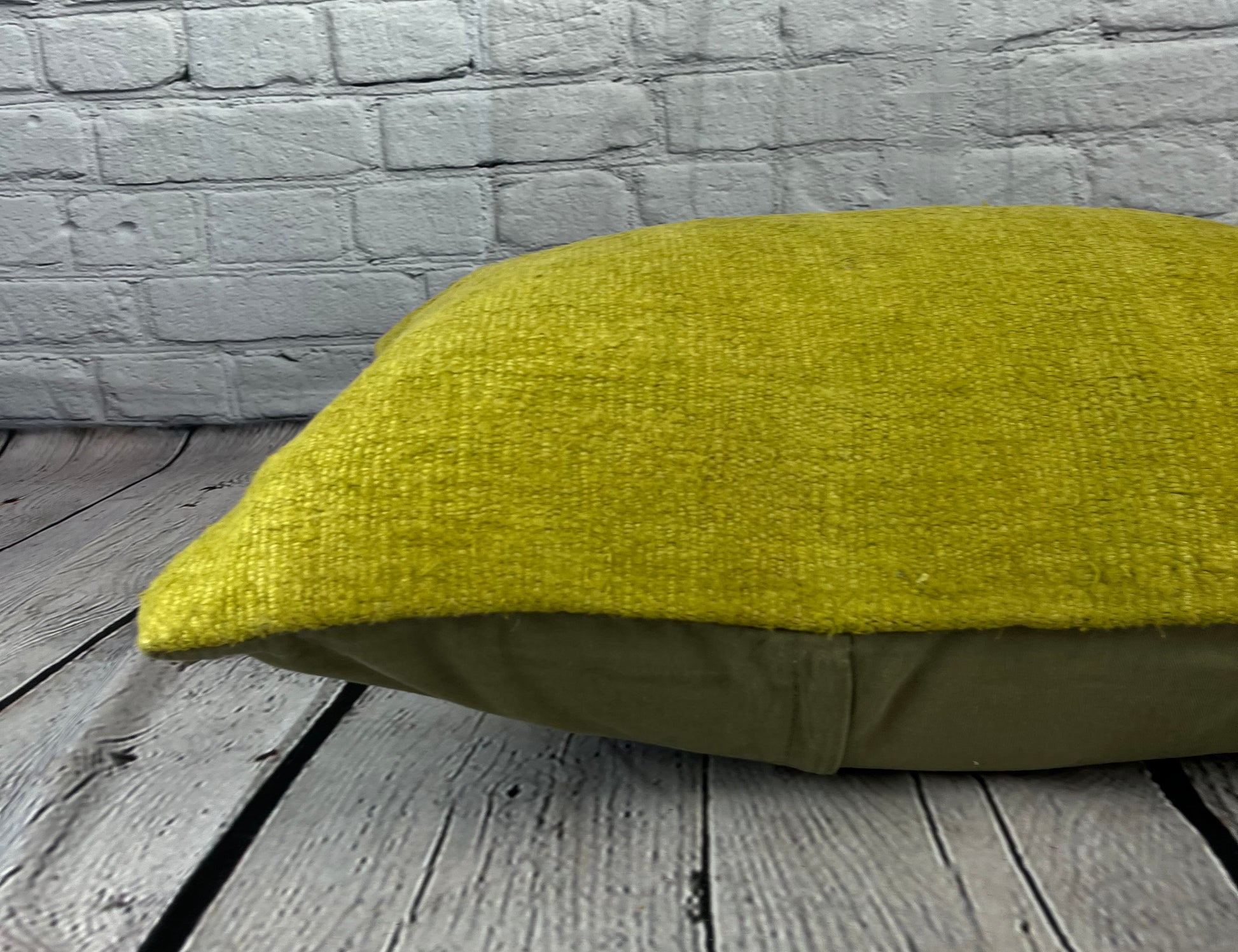 16 x 24 Hemp Pillow Turkish Cushion Natural Green Pillow Cushion Cover #6388