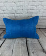 16 x 24 Hemp Pillow Turkish Cushion Natural Blue Pillow Cushion Cover #6244