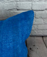 16 x 24 Hemp Pillow Turkish Cushion Natural Blue Pillow Cushion Cover #6244