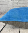 16 x 24 Hemp Pillow Turkish Cushion Natural Blue Pillow Cushion Cover #6250