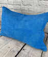 16 x 24 Hemp Pillow Turkish Cushion Natural Blue Pillow Cushion Cover #6255
