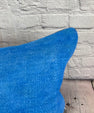 16 x 24 Hemp Pillow Turkish Cushion Natural Blue Pillow Cushion Cover #6255