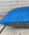 16 x 24 Hemp Pillow Turkish Cushion Natural Blue Pillow Cushion Cover #6241