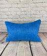 16 x 24 Hemp Pillow Turkish Cushion Natural Blue Pillow Cushion Cover #6258