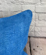 16 x 24 Hemp Pillow Turkish Cushion Natural Blue Pillow Cushion Cover #6258