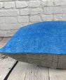 16 x 24 Hemp Pillow Turkish Cushion Natural Blue Pillow Cushion Cover #6258
