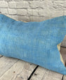 16 x 24 Hemp Pillow Turkish Cushion Natural Blue Pillow Cushion Cover #6226