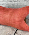 16 x 24 Hemp Pillow Turkish Cushion Natural Red Pillow Cushion Cover #6012
