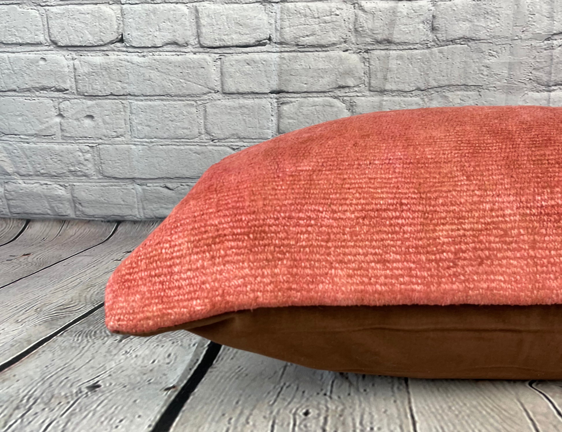 16 x 24 Hemp Pillow Turkish Cushion Natural Red Pillow Cushion Cover #6012