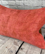 16 x 24 Hemp Pillow Turkish Cushion Natural Red Pillow Cushion Cover #6013
