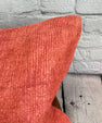 16 x 24 Hemp Pillow Turkish Cushion Natural Red Pillow Cushion Cover #6013
