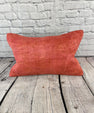 16 x 24 Hemp Pillow Turkish Cushion Natural Red Pillow Cushion Cover #6009