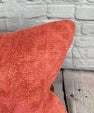 16 x 24 Hemp Pillow Turkish Cushion Natural Red Pillow Cushion Cover #6009