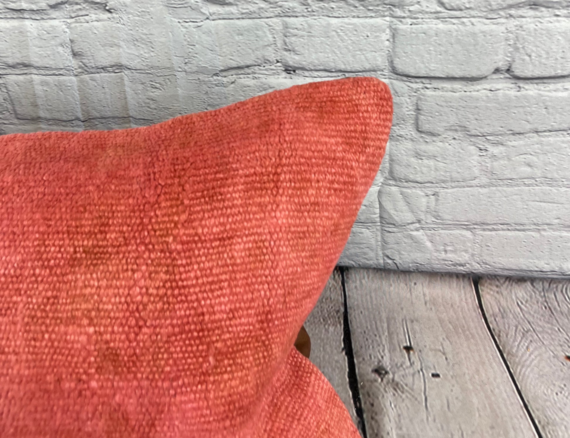16 x 24 Hemp Pillow Turkish Cushion Natural Red Pillow Cushion Cover #6009