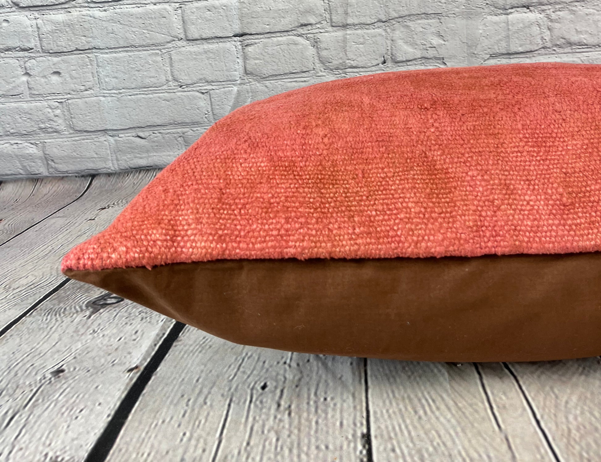 16 x 24 Hemp Pillow Turkish Cushion Natural Red Pillow Cushion Cover #6009