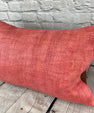 16 x 24 Hemp Pillow Turkish Cushion Natural Red Pillow Cushion Cover #6003