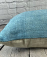 16 x 24 Hemp Pillow Turkish Cushion Natural Blue Pillow Cushion Cover #6221
