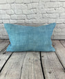 16 x 24 Hemp Pillow Turkish Cushion Natural Blue Pillow Cushion Cover #6216