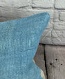 16 x 24 Hemp Pillow Turkish Cushion Natural Blue Pillow Cushion Cover #6216