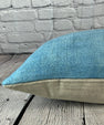 16 x 24 Hemp Pillow Turkish Cushion Natural Blue Pillow Cushion Cover #6216