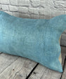 16 x 24 Hemp Pillow Turkish Cushion Natural Blue Pillow Cushion Cover #6214