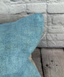 16 x 24 Hemp Pillow Turkish Cushion Natural Blue Pillow Cushion Cover #6220
