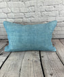 16 x 24 Hemp Pillow Turkish Cushion Natural Blue Pillow Cushion Cover #6215