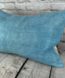 16 x 24 Hemp Pillow Turkish Cushion Natural Blue Pillow Cushion Cover #6210