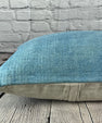 16 x 24 Hemp Pillow Turkish Cushion Natural Blue Pillow Cushion Cover #6210