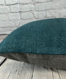 16 x 24 Hemp Pillow Turkish Cushion Natural Grayish Blue Pillow Cushion Cover #6391