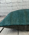 16 x 24 Hemp Pillow Turkish Cushion Natural Grayish Blue Pillow Cushion Cover #6395