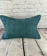 16 x 24 Hemp Pillow Turkish Cushion Natural Grayish Blue Pillow Cushion Cover #6403