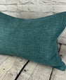 16 x 24 Hemp Pillow Turkish Cushion Natural Grayish Blue Pillow Cushion Cover #6405