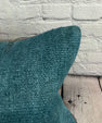 16 x 24 Hemp Pillow Turkish Cushion Natural Grayish Blue Pillow Cushion Cover #6407