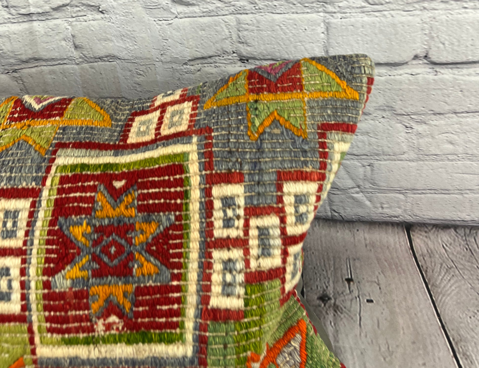16 x 24 Kilim Pillow Aegean Essence Turkish Pillow Cushion Cover #6923