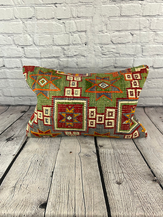 16 x 24 Kilim Pillow Turkish Ottoman Opulence Pillow Cushion Cover #6839
