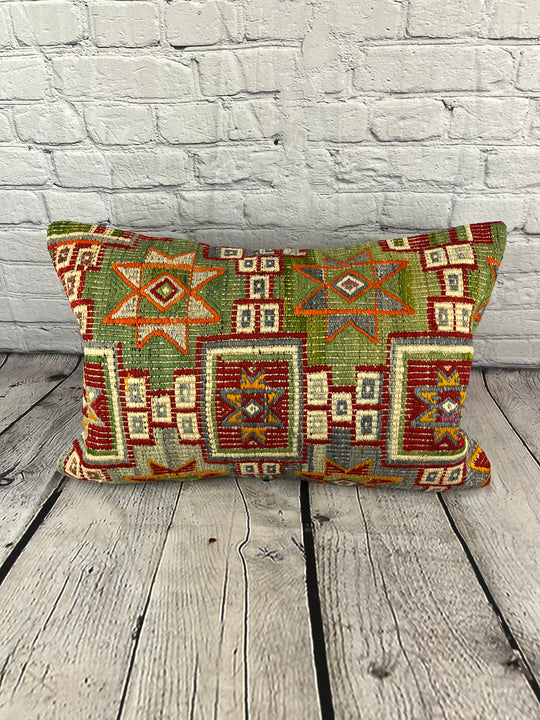 16 x 24 Kilim Pillow Topkapi Comfort Turkish Pillow Cushion Cover #6838