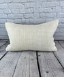 16 x 24 Hemp Pillow Turkish Cushion Natural White Pillow Cushion Cover #7743