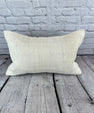 16 x 24 Hemp Pillow Turkish Cushion Natural White Pillow Cushion Cover #7742