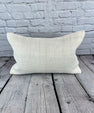 16 x 24 Hemp Pillow Turkish Cushion Natural White Pillow Cushion Cover #7741