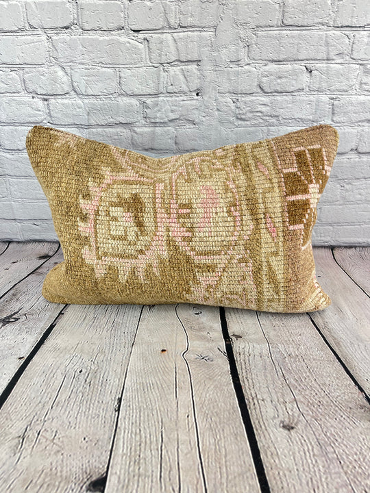 16 x 24 Rug Pillow Sapphire Haven Turkish Pillow Cushion Cover #7445