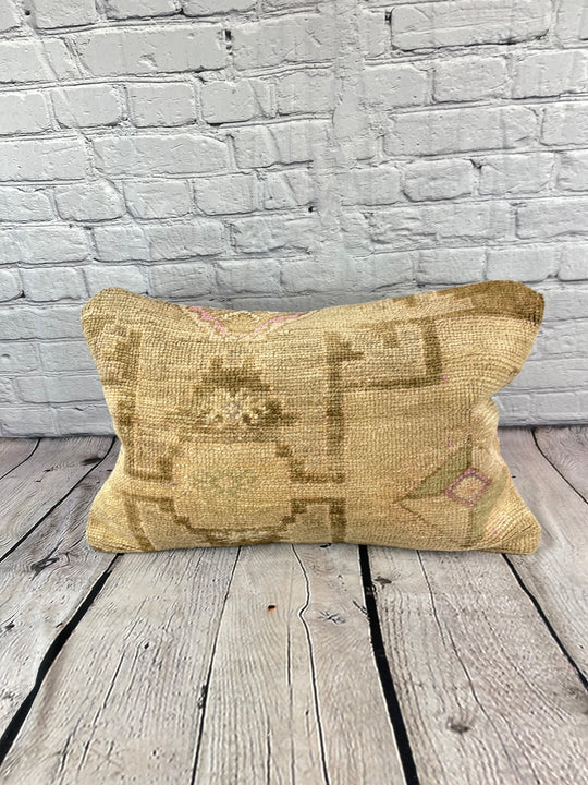 16 x 24 Rug Pillow Bosporus Breeze Turkish Pillow Cushion Cover #7697