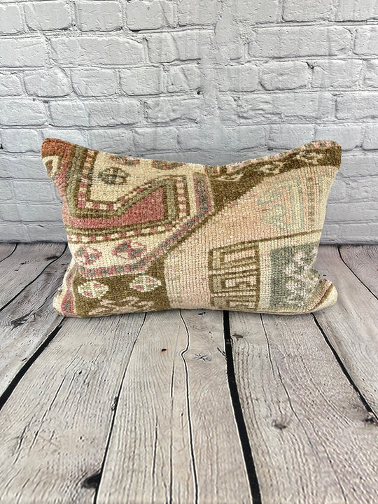 16 x 24 Rug Pillow Bosporus Bliss Turkish Pillow Cushion Cover #7473